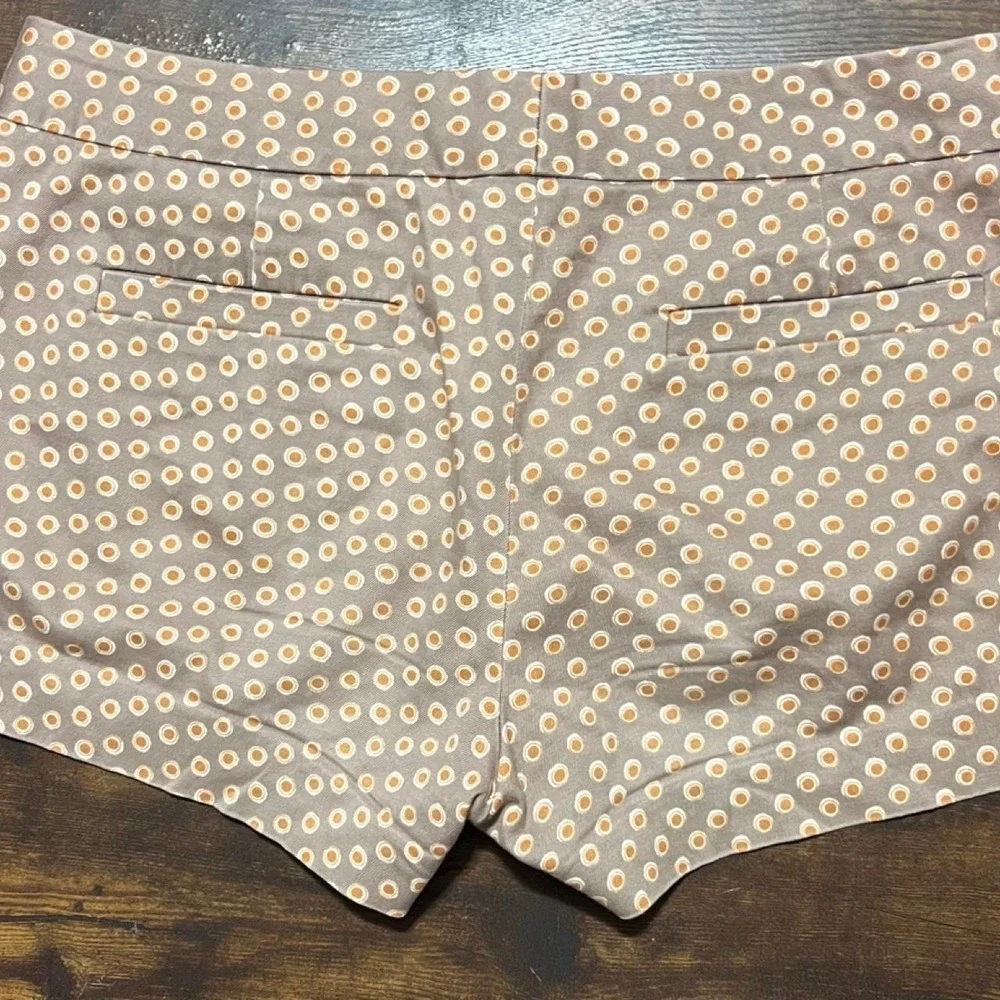 J.Crew brown and beige polka dot shorts 327.5